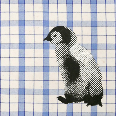 Handtuchbild-Pinguin400